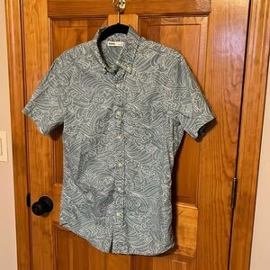 Sonoma Button Down with Wave Pattern